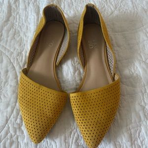 Franco Santo yellow honey2 ballet flats, size 7.5